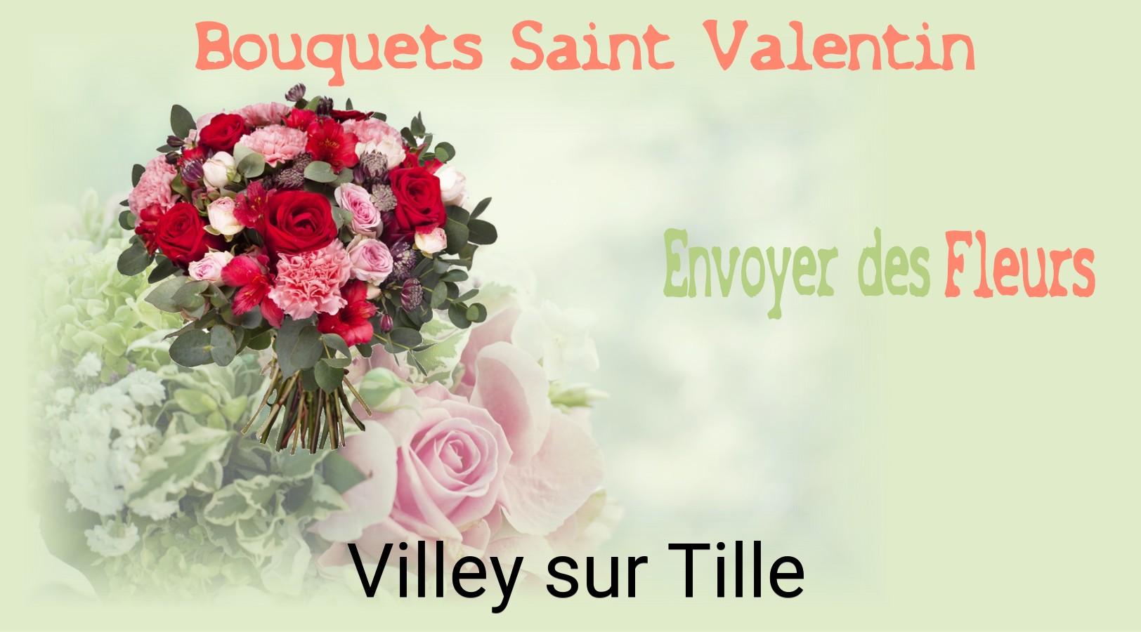 Roses de Saint-Valentin livrées à Villey-sur-Tille